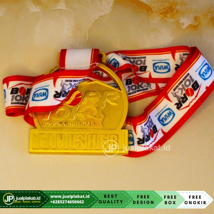 Medali 3D Custom Bogor Ring Road Finisher Poster