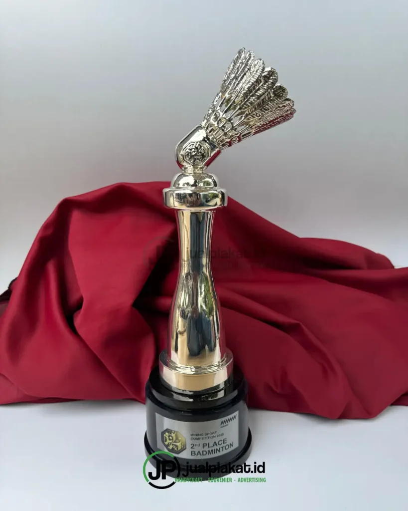 Trophy Timah Kejuaraan Badminton Mining Sport Competition 2025