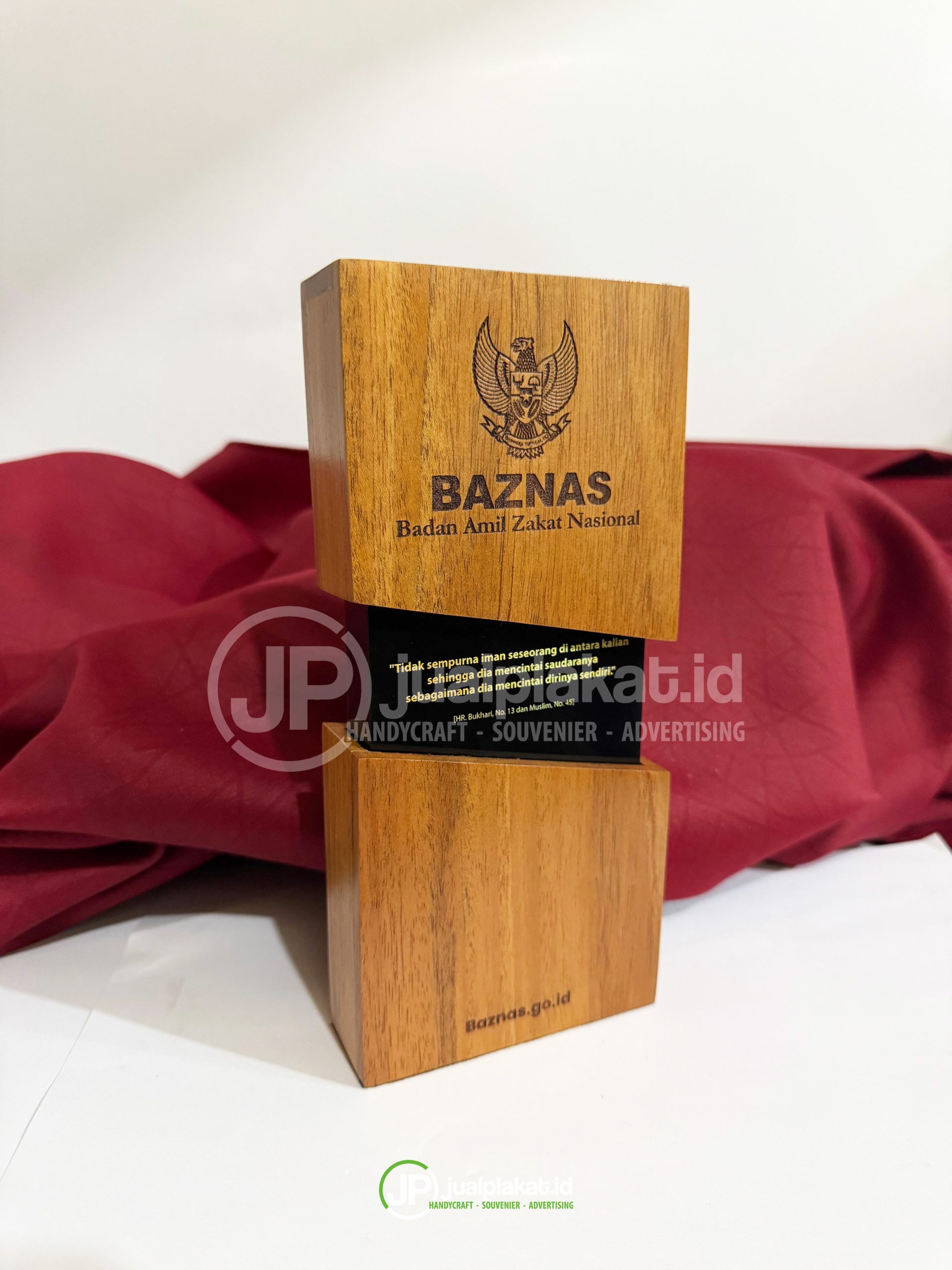 Plakat Kayu "Contemporary Geometric" - Wood & Fiber Series