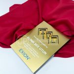 Plakat Kuningan Sepuh Emas Premium 3D Custom Logo “BTL”