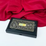 Plakat Kayu Premium Model Box Fold / Flip Up Kombinasi Plat Kuningan Hairline Custom – Theme PLN