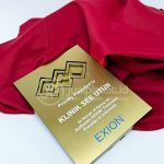 Plakat Kuningan Sepuh Emas Premium 3D Custom Logo “BTL”