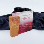 Plakat Akrilik Premium Kombinasi Kayu Solid (Token of Appreciation